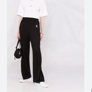 ISABEL MARANT Etoile Inaya Wide Leg Track Pant Womens 2 Black